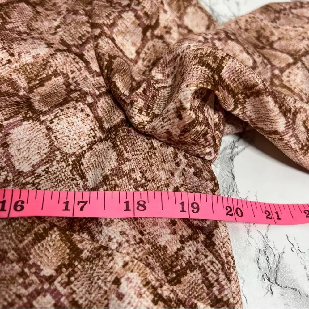 NWT‎ Anna Cate Emma dress snakeskin print Sz S